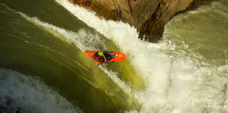 Kayaking at Kynshi River