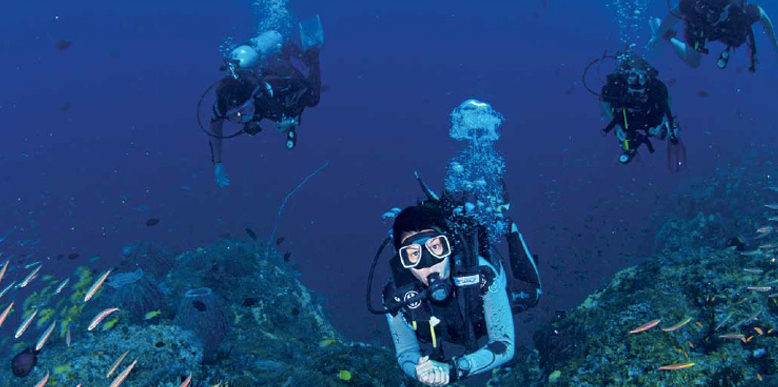 Scuba Diving in Barren Island