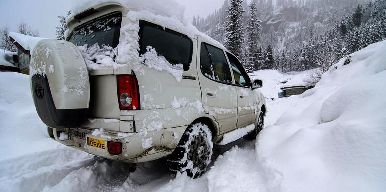 Snow Chain Driving