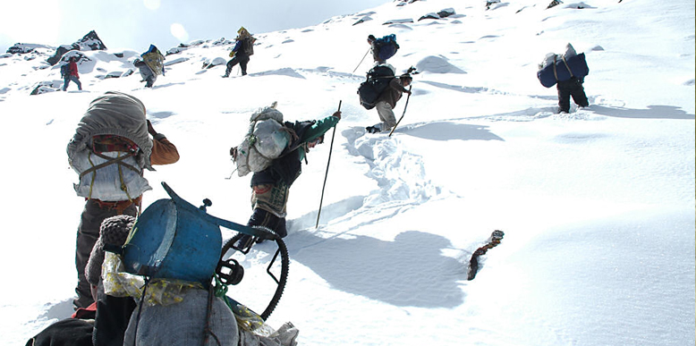 Traversing and River Crossing in Sikkim