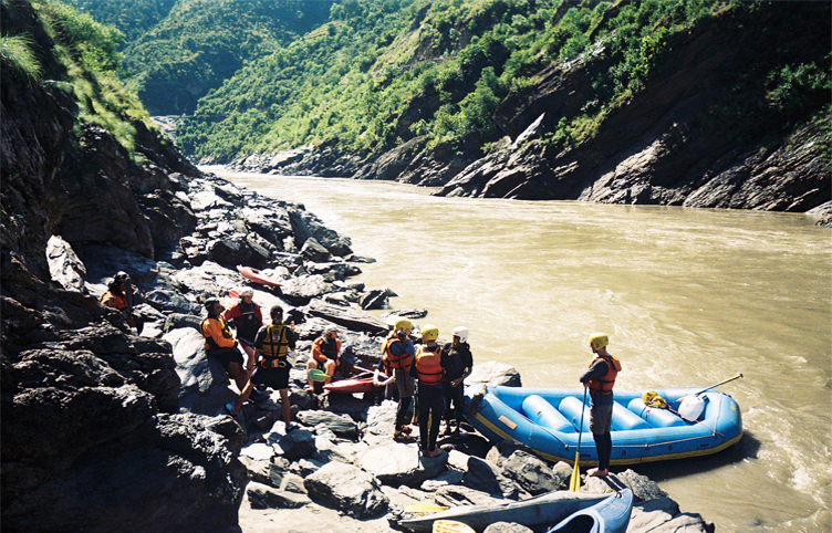 Bhagirathi River Rafting