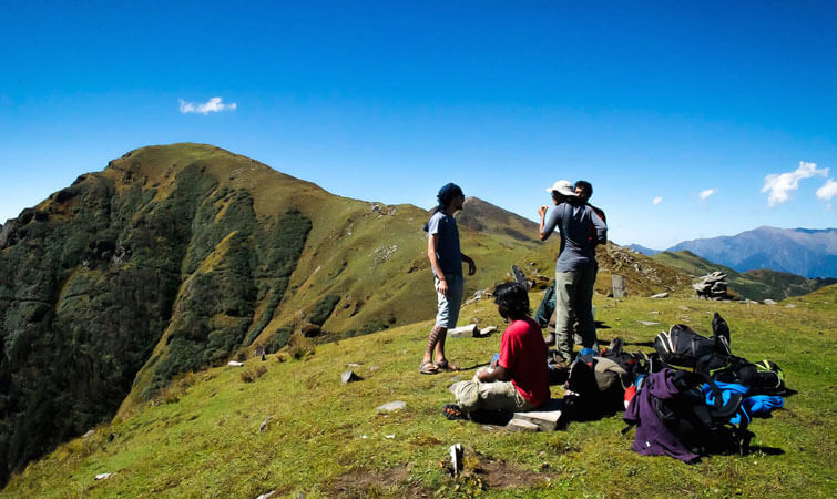 Take Break during Trekking