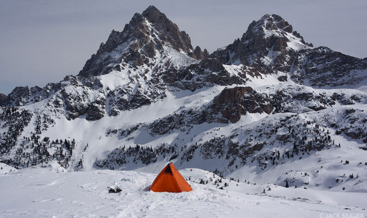 Tent on Pass Summit