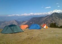 Camping in Himalayas